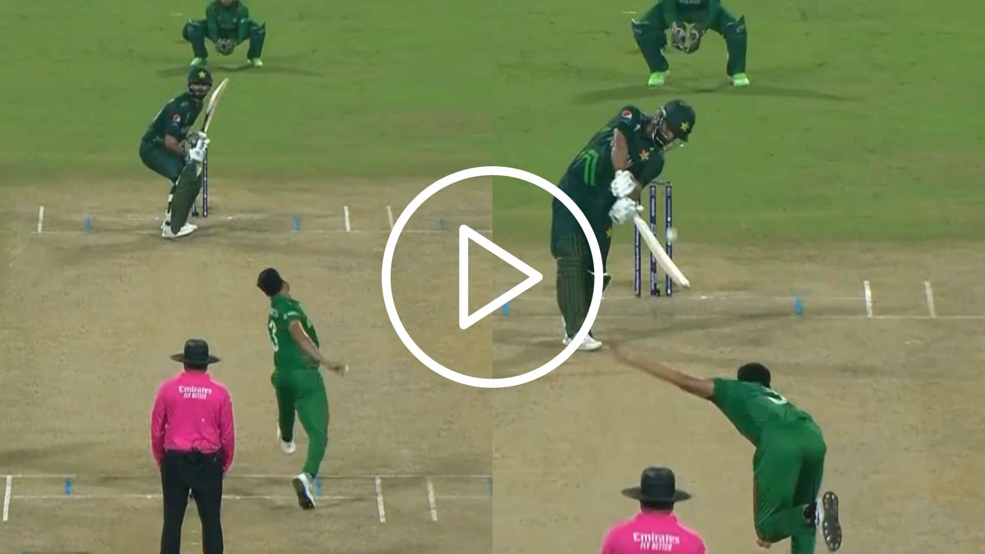 [Watch] Fakhar Zaman Brings Up His Fifty With A 'Monstrous' Six Off Taskin Ahmed